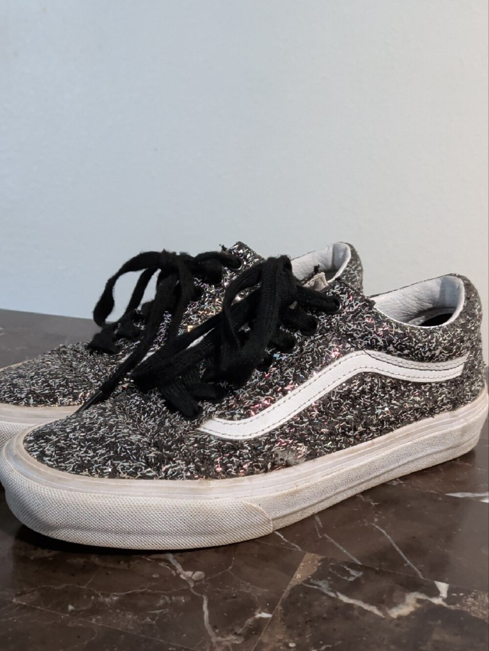 Women's Glittered Vans